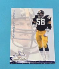 1994 Ted Williams Roger Staubach's NFL #52 Jack Lambert FOOTBALL Card 5G
