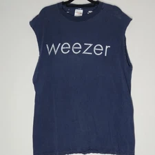 Vintage 1994 Winterland Weezer Rock Music Shirt XL Rivers Destroyed Cut Sleeves