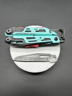 VG10 Damascus Blades for Leatherman Signal - MAIN KNIFE EDC UPGRADE REPLACEMENT