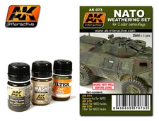 AK Interactive AKI 073 Nato Weathering Set
