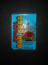 1973 FABULOUS ODD RODS STICKERS UNOPENED WAX PACK DONRUSS  RARE 