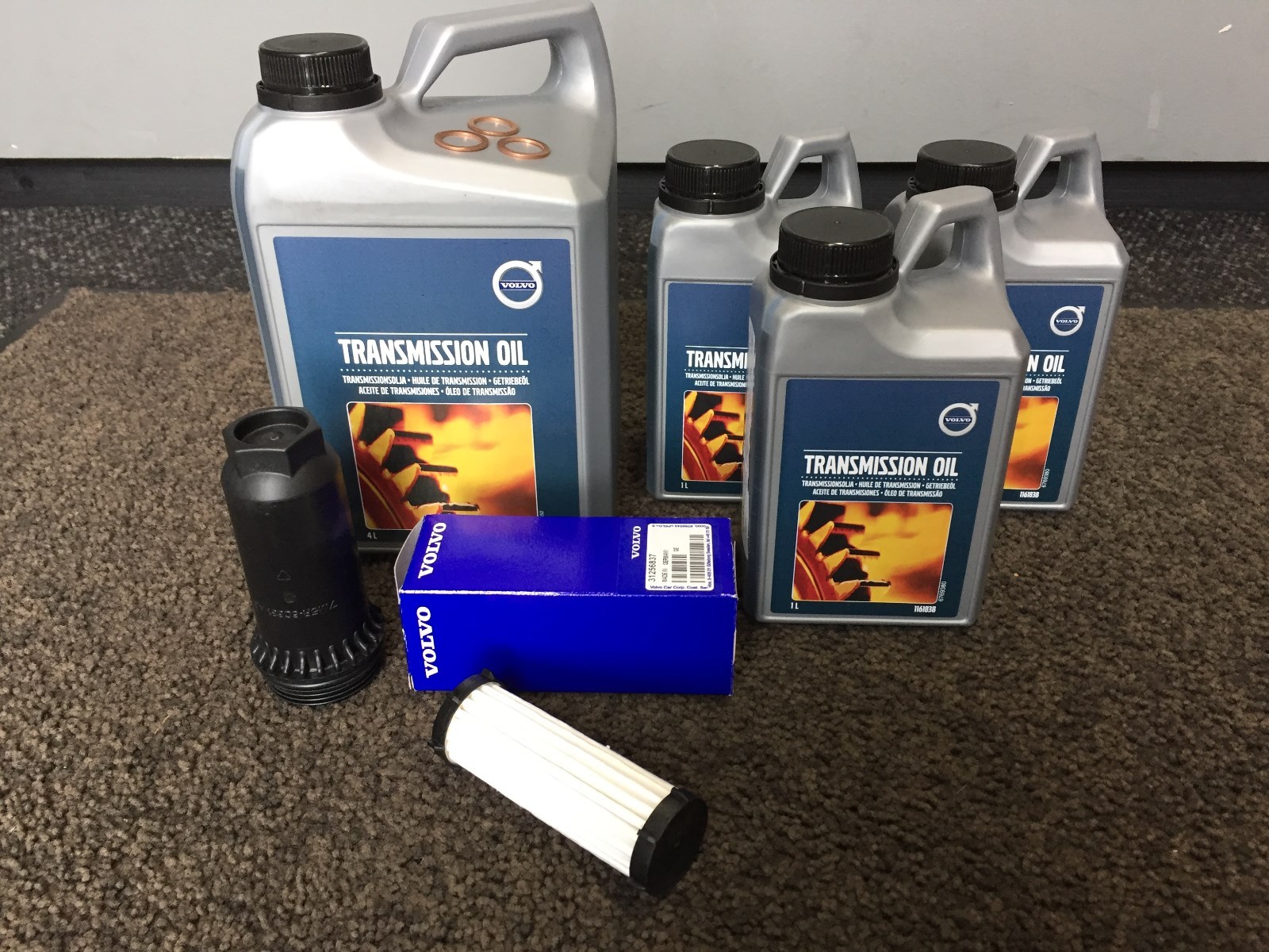 GENUINE VOLVO 6SPEED POWERSHIFT GEARBOX OIL CHANGE KIT INC FILTER MPS6