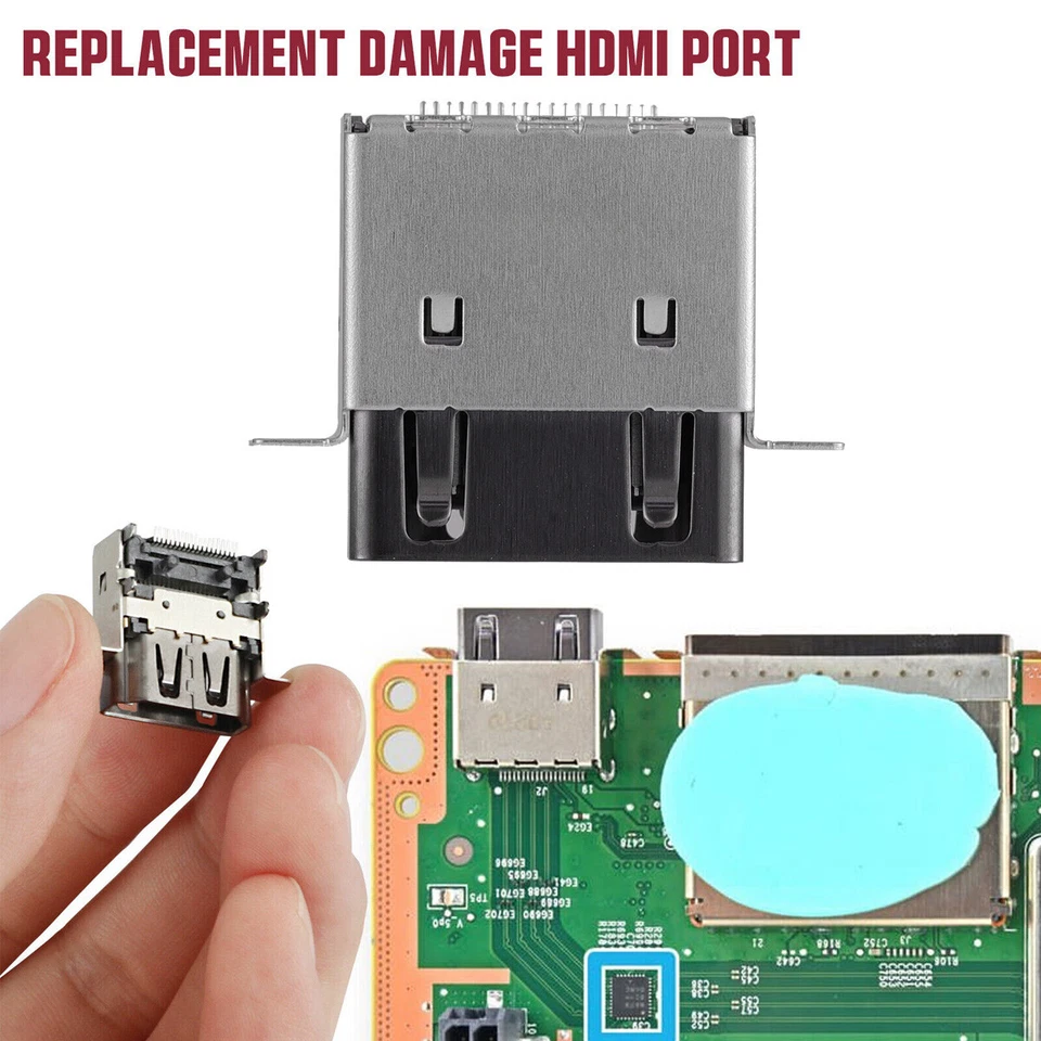 1-20 PCS Microsoft XBOX Series X / ONE S 2.1 HDMI Port Socket Dock Connector - Image 2 of 4
