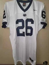 1717 Mens PENN STATE NITTANY LIONS SAQUON BARKLEY PSU #26 AUTHENTIC Game JERSEY