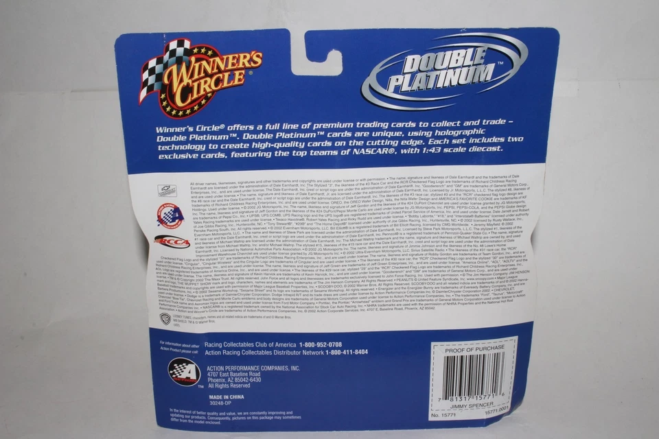 Winner's Circle #41 Jimmy Spencer Dodge Charger, The Muppets, 1:43, nuevo en caja Foto 4 de 4