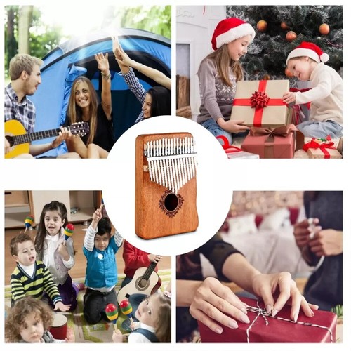 17 Tasten Kalimba Daumenklavier Klavier Thumb Piano Fingerklavier mit Tasche - Bild 8 von 10