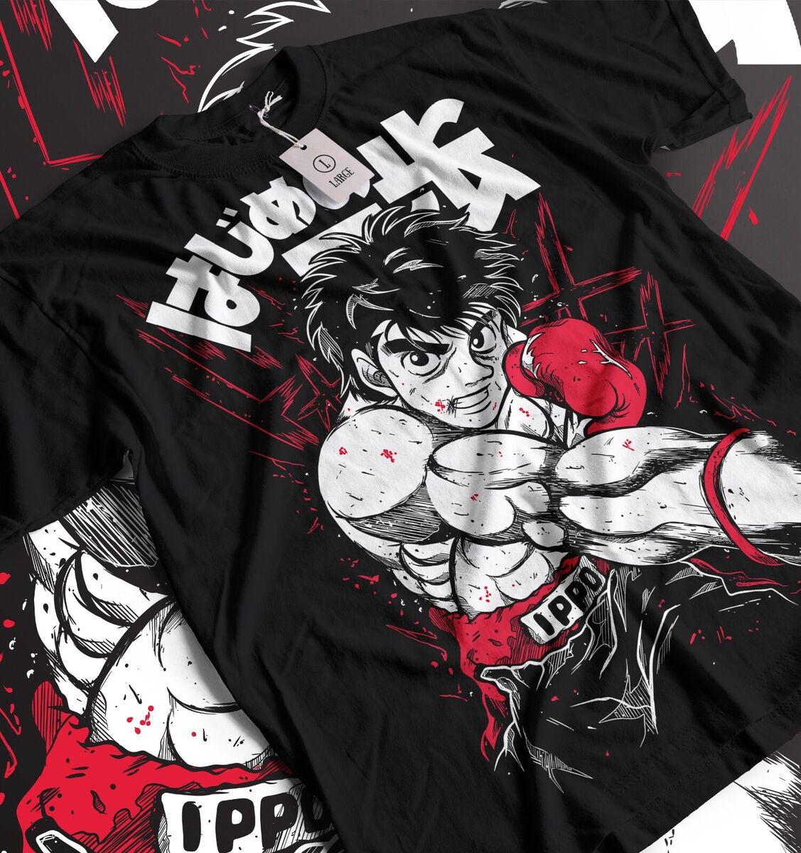 Camiseta Camisa Ippo Makunouchi Lutador Boxe Hajime Hd 7 em