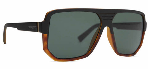 NEW Von Zipper Roller Sunglasses-HBS Hardline Black Tortoise-Vintage Grey Lens