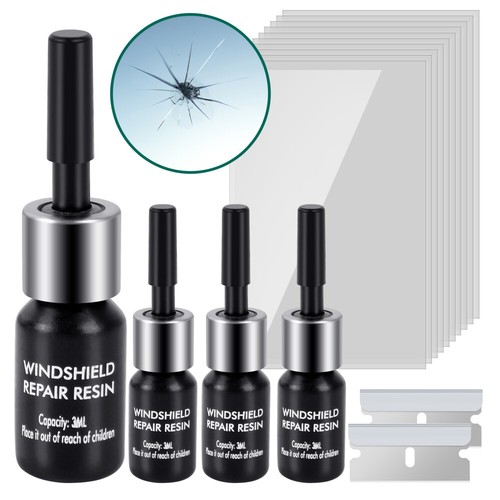 Glas Repair Kit Auto Windschutzscheiben Reparatur SATZ KFZ Scheiben Steinschlag - Bild 24 von 26