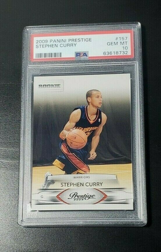 2009 Panini Prestige Stephen Curry Rookie RC PSA 10 #157