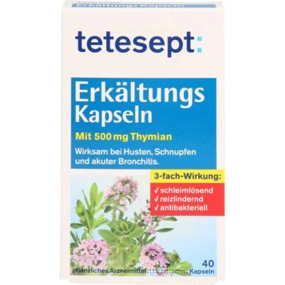 MERZ CONSUMER CARE GMBH TETESEPT Erkältungs Kapseln 40 St PZN06179595