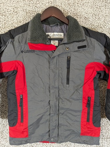 Columbia Giacca Sci/Snowboard Gioventù 10/12 Isolata Impermeabile con Cappuccio - Foto 2 di 14