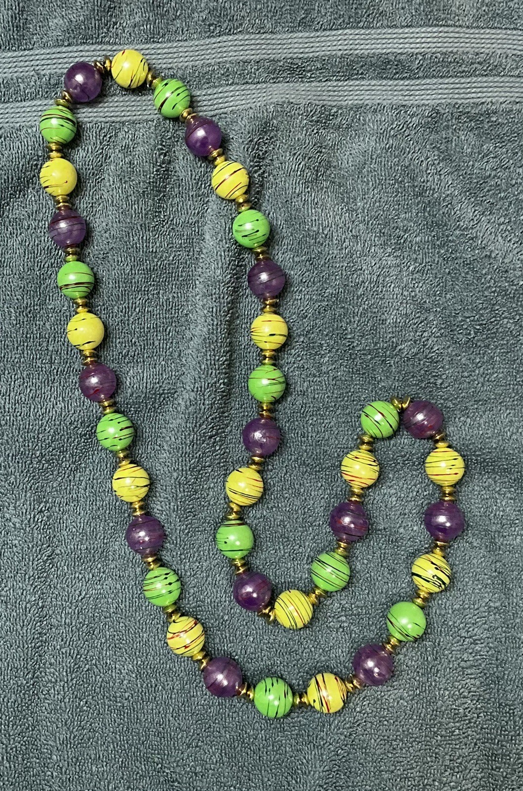 Vintage Mardi Gras Beads Necklaces. Lot Of 5 eBay