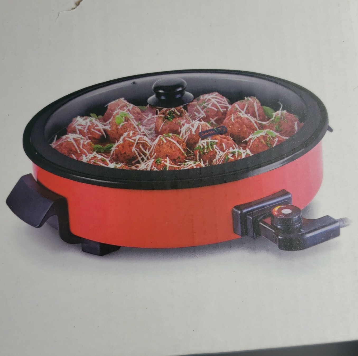 DASH+Drg214rd+Family+Size+Rapid+Heat+Electric+Skillet+With+14in