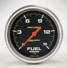 Pro Comp 2 5/8in Fuel 0-15 PSI Elec. AUTOMETER 5461
