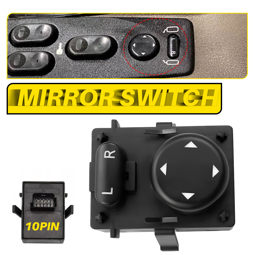 Front Left Power Side Mirror Control Switch For 2008-17 Freightliner Cascadia PU