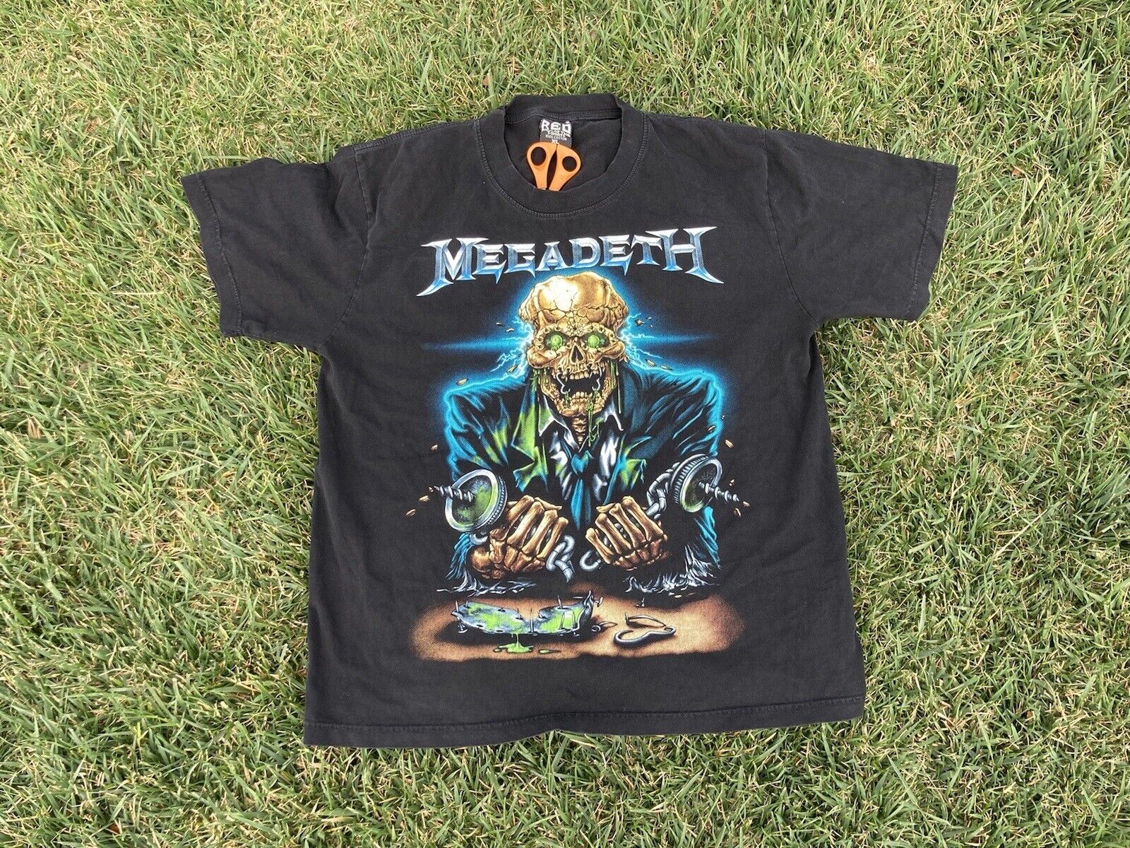Megadeth XL Shirt Vintage Rare - Gem Megadeth XL Shirt Vintage Rare - Gem