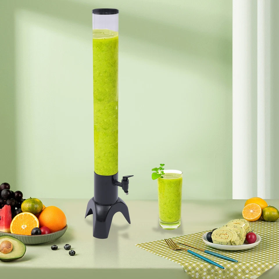 Dispensador de torre de cerveza 3L/100ºZ torre de bebidas grifo de cerveza con tubo de hielo individual NUEVO Foto 4 de 4