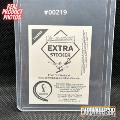 Rare Panini FIFA World Cup Qatar 2022 - GOLD Extra Sticker