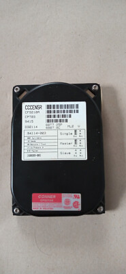 Conner 210MB IDE/P-ATA 3,5'' 3600rpm CFS210A Vintage Hard Disk Drive HDD Retro