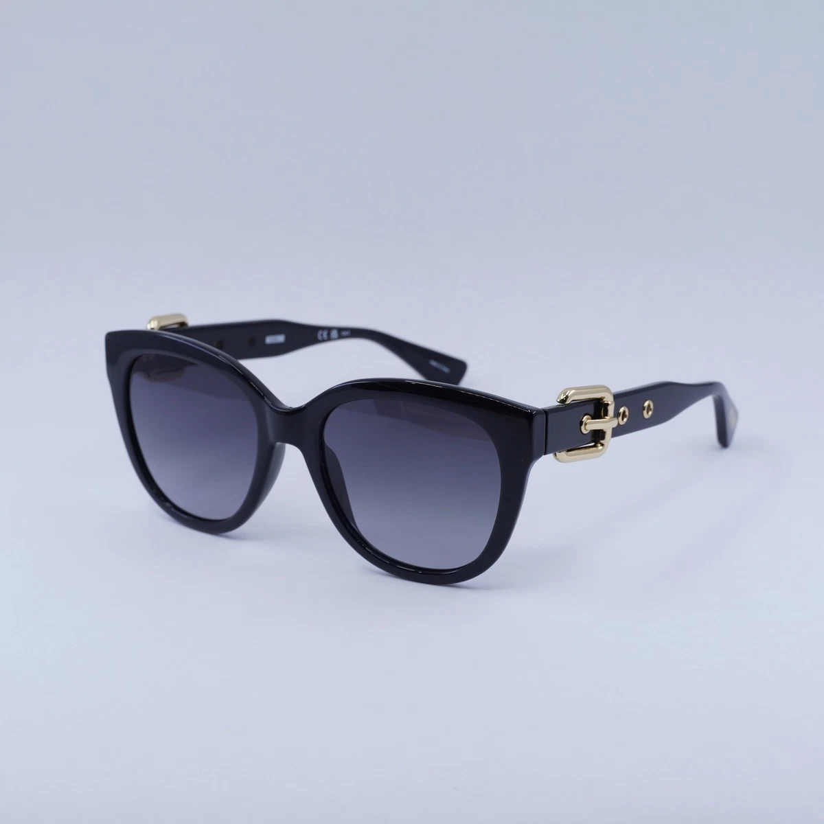 Moschino Grey Gradient Cat Eye Ladies Sunglasses 54-20-140 NEW Moschino MOS156/S BLACK/ GREY SHADED 54/20/140 women  main image 3
