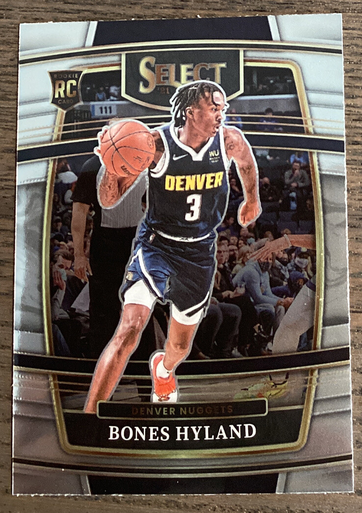 2021-22 Panini Select Bones Hyland #79 Rookie Concourse! Denver Nuggets! #2843
