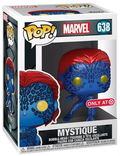 Funko POP! Mystique Metallic 638 Marvel X-Men 20th Anniversary Target exclusive