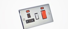 Windsor Range - Polished Chrome Sockets and Switches Black Trim