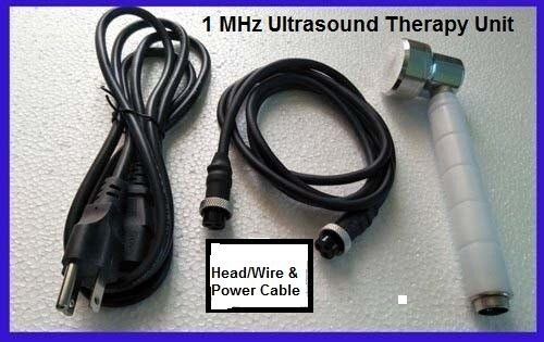 Physiotherapy 1 MHz Ultrasound Therapy Machine/Head 3 Pin /Wire & Power Cable *& - Picture 3 of 7