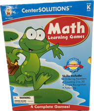 CenterSolutions Math Learning Games Grade K- Preowned