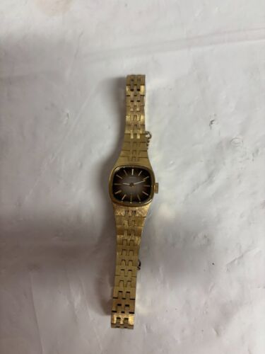 Reloj estilo pulsera dorado vintage Seiko para dama # 550806 (se necesita batería) usado en excelente estado - Imagen 2 de 6