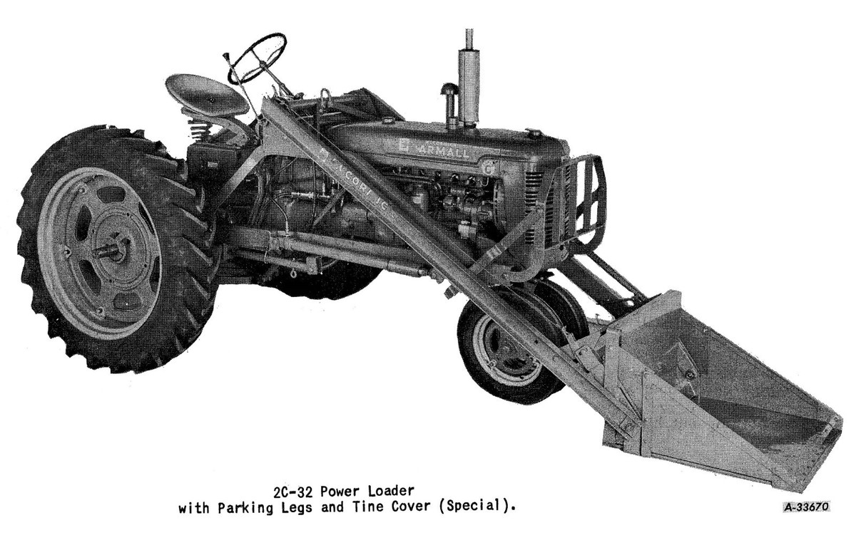 2C-32 Power Loader Front End Loader Owner's Manual IH Farmall C