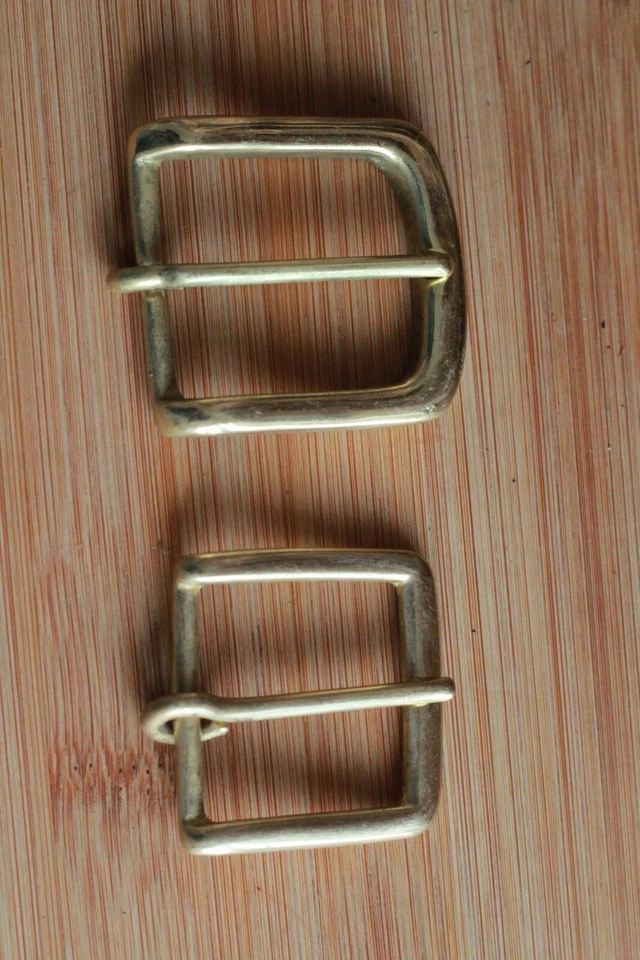 Brass Belt Buckles Leather belts Solid Brass 80 grams 38/40mm Handmade Buckle.UK - Image 3 of 3