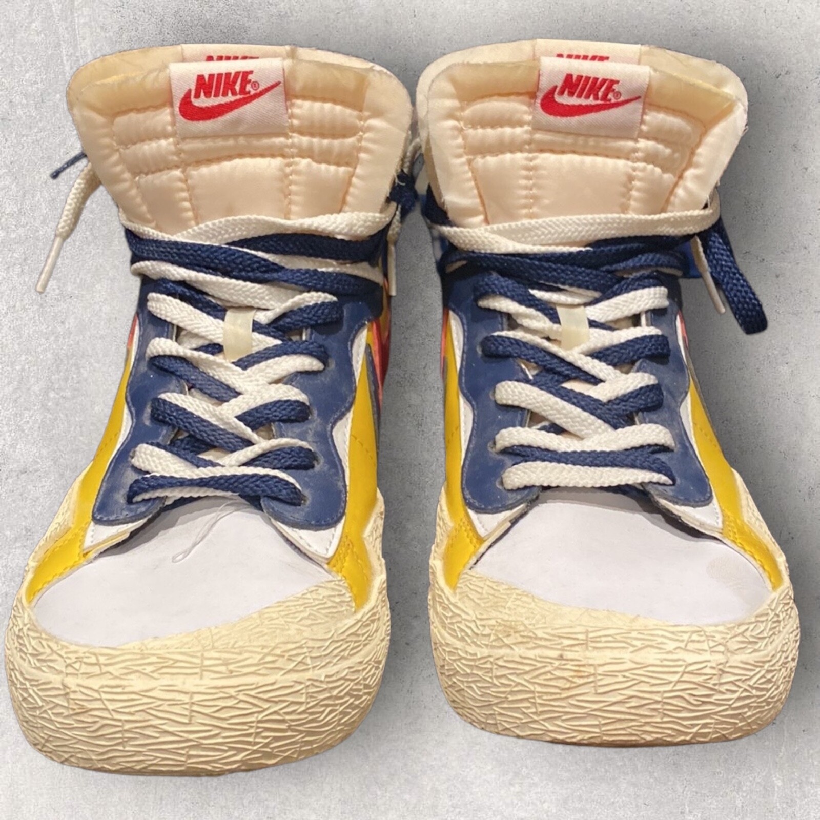 SACAI X NIKE Taglia 11 Nike sacai x Blazer Mid Maize Navy