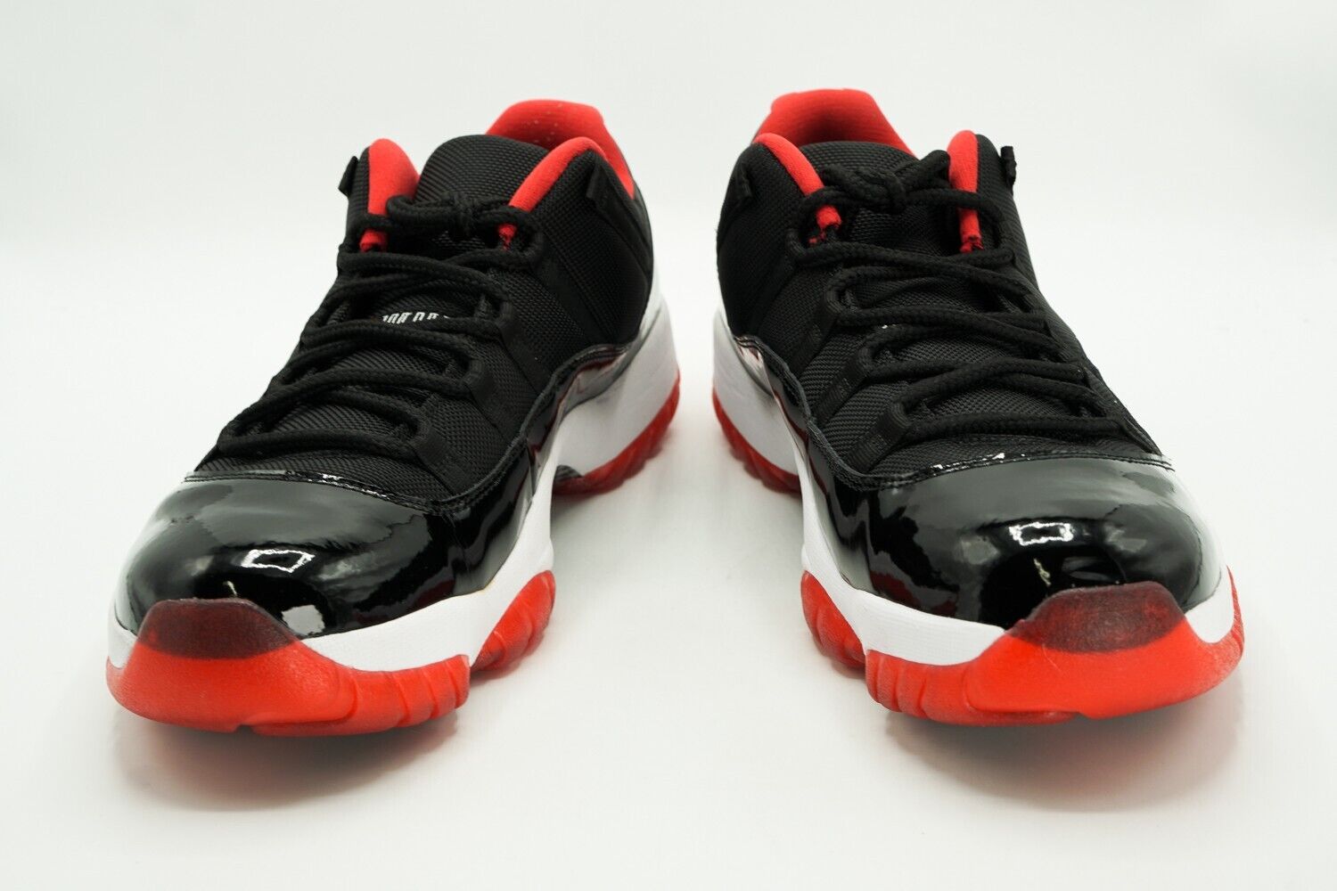 AIR JORDAN 11 XI LOW RETRO USED SIZE 13 BRED BLAC… - image 4