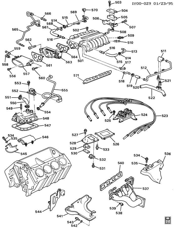まとめ　c45 e96 1990-1995 Chevrolet Corvette C4 ZR1 LT5 Crankcase Gasket New