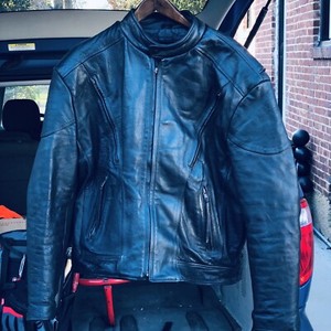 genuine cowhide leather jacket