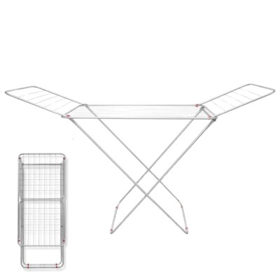 18M Geflügelter Wäscheständer Trockenständer Indoor Outdoor Wäsche Wäscheleine Ständer