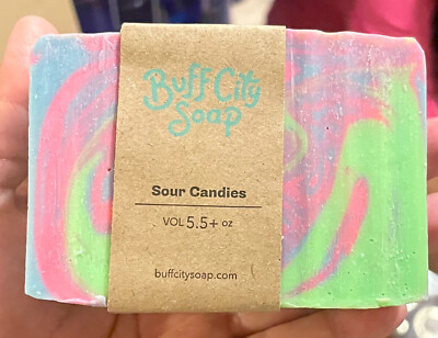 NEW BUFF CITY SOAP Sour Candies Soap Bar