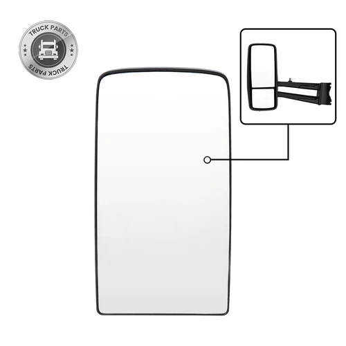 Main Mirror Big Convex Upper with Defrost Heat For Kenworth T680 T880 LH+RH 1PC