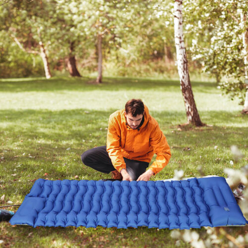 Selbstaufblasend Camping Isomatte Luftmatratze Schlafmatte mit Eingebauter Pumpe - Bild 5 von 12
