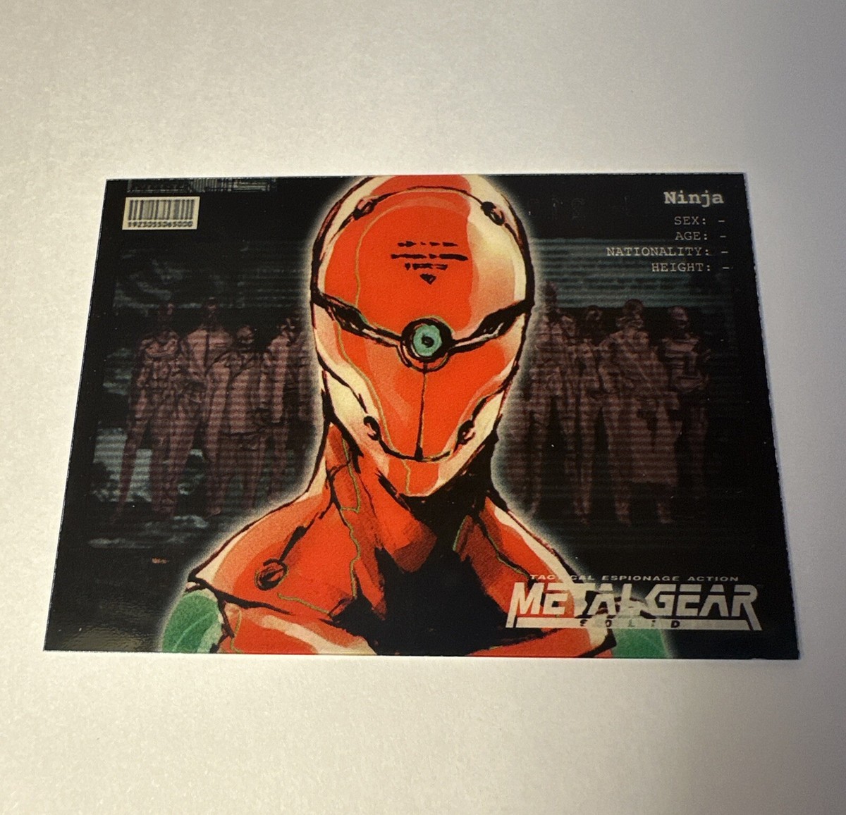 その他 L GEAR SOLID Trading Card 091 ERROR Metal Gear Solid Trading Card - Ninja 026 / Serial 2188 (Basic