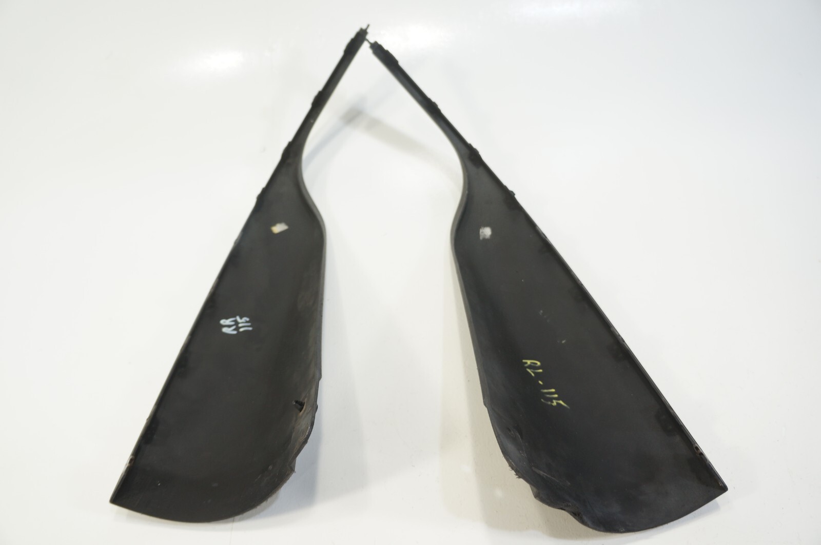 14-2019 maserati ghibli rear right left side bumper lower cover panel trim pair