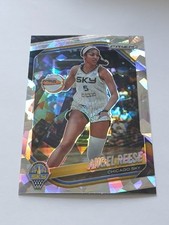 2025 Panini Prizm WNBA #92 Angel Reese Cracked Ice Prizms Parallel