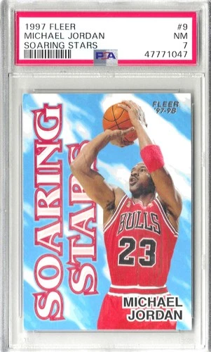 1997 Fleer Jordan PSA 7