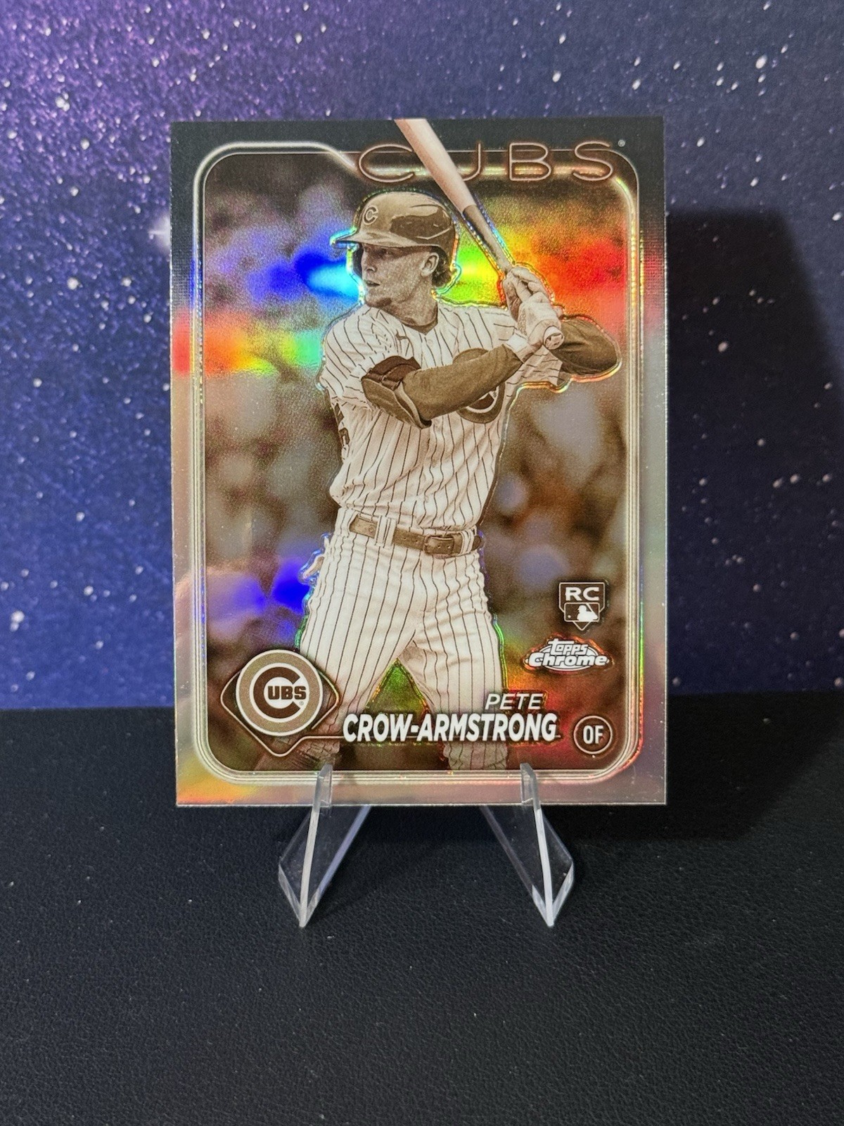 2024 Topps Chrome Sepia Refractors #16 Pete Crow-Armstrong RC ROOKIE CUBS
