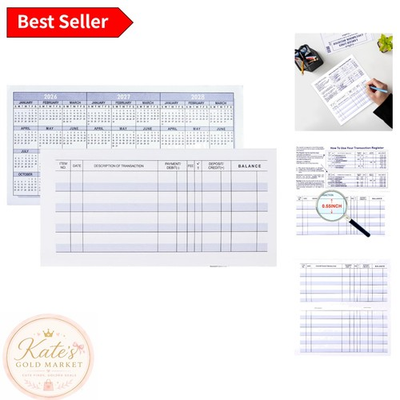 #ad Portable Check Registers 12 Pack for Effortless Financial Management on the Go $8.99