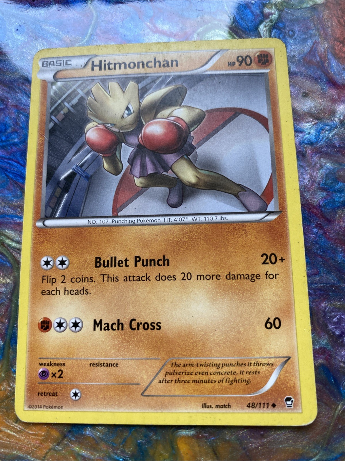 Pokémon TCG Hitmonchan Generations 48/83 Regular Rare LP