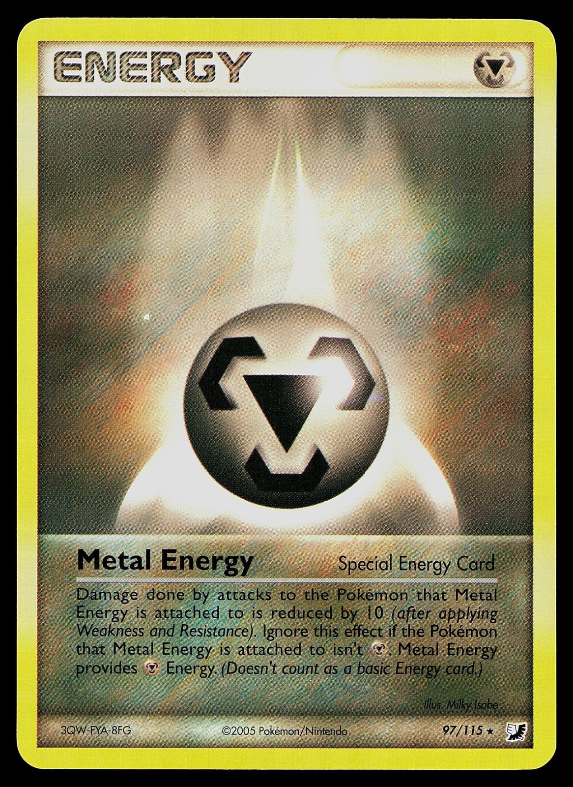 Pokemon Card Unseen Forces Metal Energy 97/115 Rare
