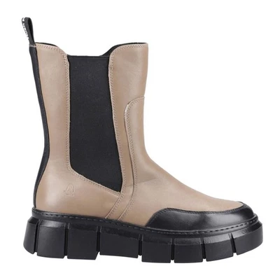 Hush Puppies Fleur Femmes Designer Mémoire Mousse Casual Mode Bottines Marron - Photo 1/4
